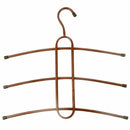 Clothes Hanger 3 Layers Fishbone-shaped Clothes Hangers Space Saving Hanger