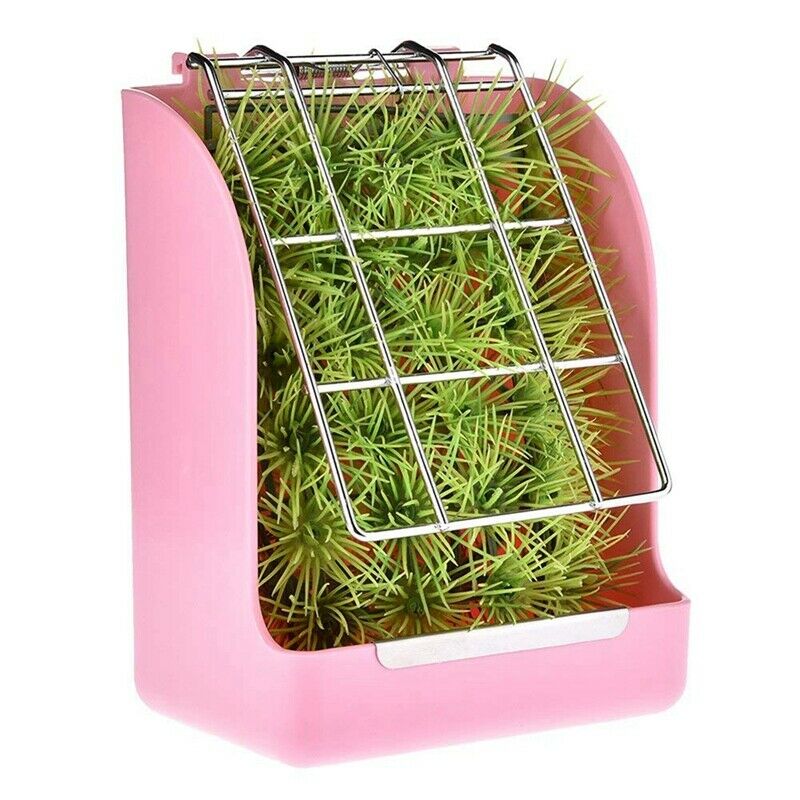Spring Straw Frame Rabbit Grass Feeder Grass Basket Small Pet Guinea Pig To