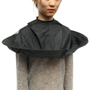 DIY Hair Cutting Cape Hairdressing Umbrella Cloak Salon Barber Black 60cm