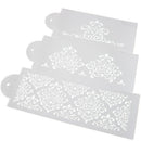 Lace Flower Cake Cookie Fondant Side Baking Stencil Wedding Decorating Tool P sp