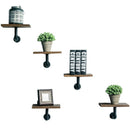 Industrial Decorative Wall Shelf Iron Floating Shelf Partition Board Hangin