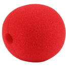 50pcs Red Halloween Sponge Clown Nose Sponge Ball For Masquerade