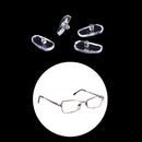 50 Pairs Screw-On Oval Silicone Nose Pads for Glasses Eyeglass  JR