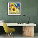 5D DIY Diamond Painting Bright Flower Full Round Drill Embroidery (LG136) A