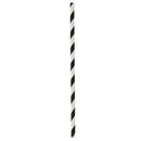 Paper Party Striped Straws Black/White I1I6