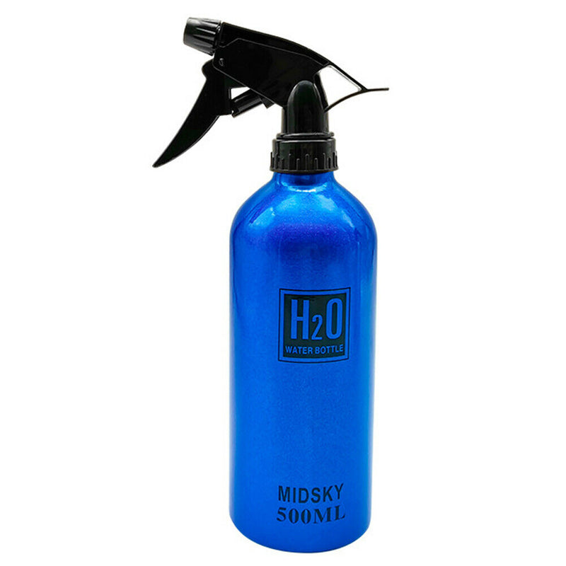 500ml Aluminum Watering Can Hairdressing Salon Hair Spray Bottle (Blue) A