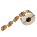 Round Thank You for Shopping Local Stickers -500 Labels Per Roll Handmade L Z7D5