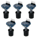 5Pcs Rotary Encoder Module Rotating Potentiometer Knob Cap Digital Control