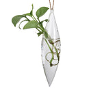 Ice cone & Icicle Set Hanging Glass Flower Planter Vase Terrarium Container