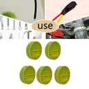5pcs 17mm*8m Yellow Green Electrical PVC Insulation Tape Flame Retardant Tape