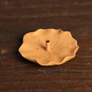 1pc Incense Stick Holder Burner Handmade Carved Bamboo Ash Catcher 6.5cm