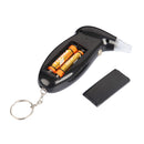 Digital LCD Breath Alcohol Breathalyzer Analyser Tester Test Detector Keych BX