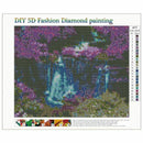 5D Diy Round Daimond Painting Cross-Stitch Waterfall Square Diamond Paintin