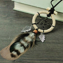 Retro Mini Star Feather Dream Catcher Car Pendant Home Wall Hanging Decor