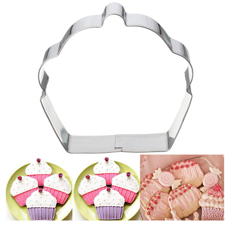 Stainless Steel Cake Cupcake Cookie Cutter Fondant Biscuit Pastry Baking MouldMO