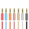 3.5mm Male to Male Braided AUX Cable Audio Line 1m for Car AUX/Headphone/MP3
