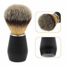 Men's Nylon Shaving Hair Brush With Wood Handle For Facial Shaving Cleaning