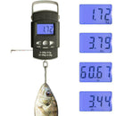 50kg Digital Travel Fish Luggage Postal Hook Electronic BEST Scale P4S3