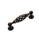 Metal Bird Cage Cabinet Door Pull Knobs Cupboard Drawer Handles 120X30mm A