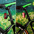 2 LED 7 Mode Super Bright Back Seat Red Light Safety Bicycle Bike Tail Rear Lamp