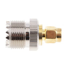 SO239 / PL259 UHF Female Socket to SMA Male Plug Antenna Adapter
