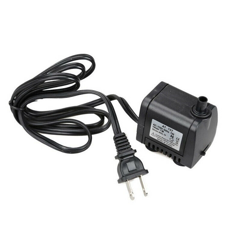 Ultra Quiet 400L/H Electric Submersible Water Pump Fountain Pool Pond Fish Tank