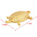 Feng Shui Golden Money Turtle Lucky Home Office Decoration Tabletop Orname a_ Kw