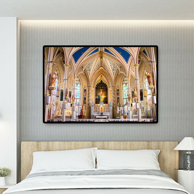 Gesu Church Paper Puzzles 1000pcs Adults Kids Jigsaw Assemble Picture Toys