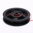 1pc 100mm Black Bearing Pulley Wheel Cable Gym Equipment Part Wearproof LJ