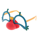 Funny Clown Red Nose Party Glasses Eyewear Costume Hallowmas Fancy Dress