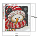 5D DIY Full Round Drill Diamond Painting Snowman Cross Stitch Art (LG333)
