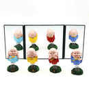 Car Vanity Mirror Folding Car Visor Mirror Adjustable Auto Makeup Mirror NS