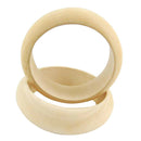 2x DIY Wooden Bangles Unfinished Round Bangle Bracelet Crafts