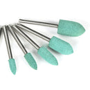 100x Abrasive Rubber Polishing Head, Polishing Abrasion Kit Tool