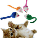 10 Pcs False Mouse Pet Cat Toys Mini Funny Playing Toys For Cats
