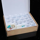 24 x Transparent Magnet Insert Back Leg Arm Body Anti Cellulite Suction Cup