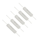 5 Pcs 470 Ohm 5% 10W Wire Wound Ceramic Cement Resistors