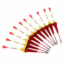 10pcs 2.5g Carp Fishing Floats Set Buoy Bobber Stick For Fish Tackle Vertical 6#