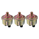3pcs Auto 1/8 NPT Oil Pressure Sensor Sender Switch Sending Unit 145psi 0-10 Bar