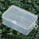 Plastic Transparent Storage Box Collection Container Case Part Box With Hook  Kw