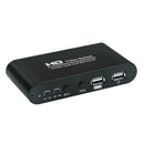 2 Port HDMI KVM 4K Switcher Splitter for Sharing Monitor Keyboard Mice Mouse Ew