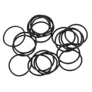 Mechanical Black Rubber Oil Seal O Ring Gasket 25 x 22 x 1.5mm 20 Pcs X9H5