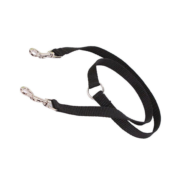 Double Head Pet Leash Traction Rope (black)