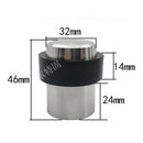 Steel Floor Mounted Door Stop Jam Stay Stopper Holder Bumper Stand 46mm