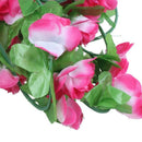 Artificial Rose Garland Decoration for garden / home / Wedding - Pink J4N6