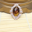 20Acrylic Cabochon Flatback DIY Rhinestone Button Embellishment Black Yellow