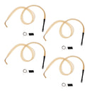 4x Erhu Bow Horse Hair Great for Any Size Violin, Viola, Cello And Erhu Bows