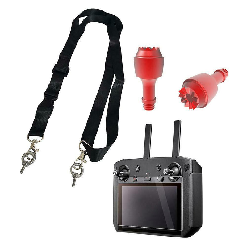 Neck Shoulder Strap+Screen Film+2 Rockers for DJI Mavic 2 Remote Control