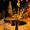 LED Willow Branch Lamp Tall Vase Twig Battery Warm Lamp for Home Decoration