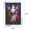 5D DIY Full Drill Diamond Painting Flowers Girl Cross Stitch Embroidery Kit